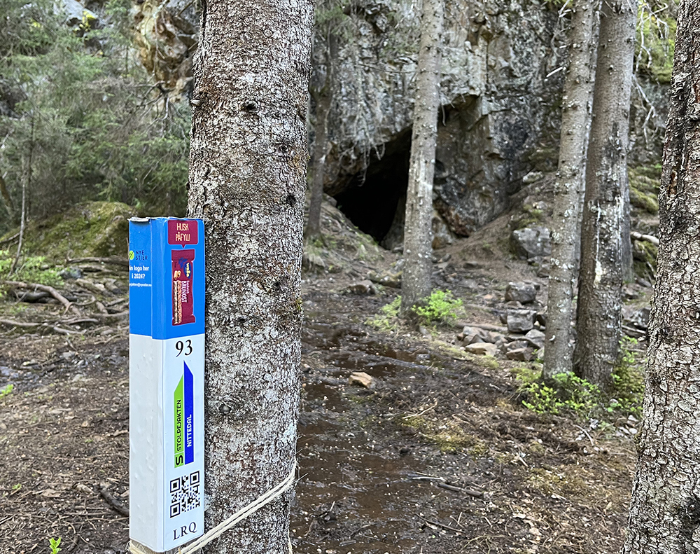 Gruveturen kan kombineres med stolpejakt